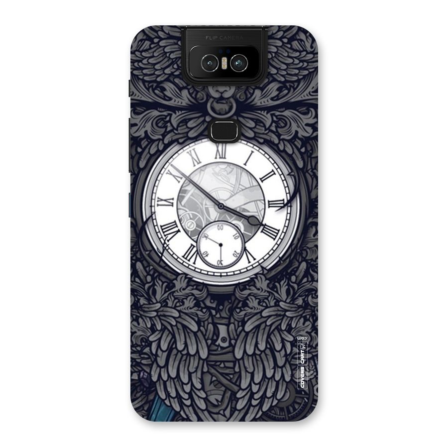 Artsy Wall Clock Back Case for Zenfone 6z