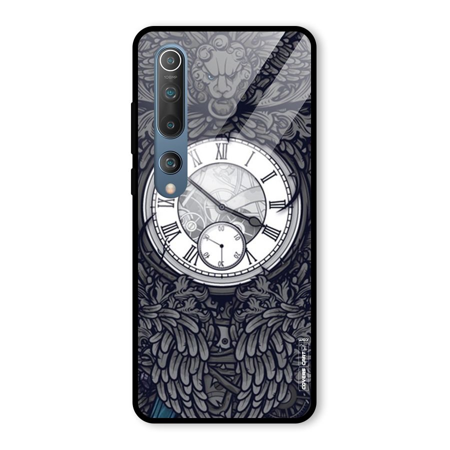 Artsy Wall Clock Glass Back Case for Mi 10