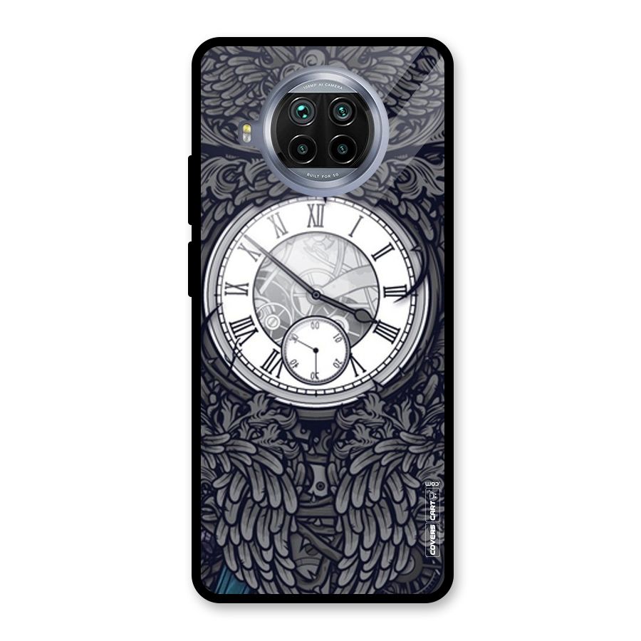 Artsy Wall Clock Glass Back Case for Mi 10i