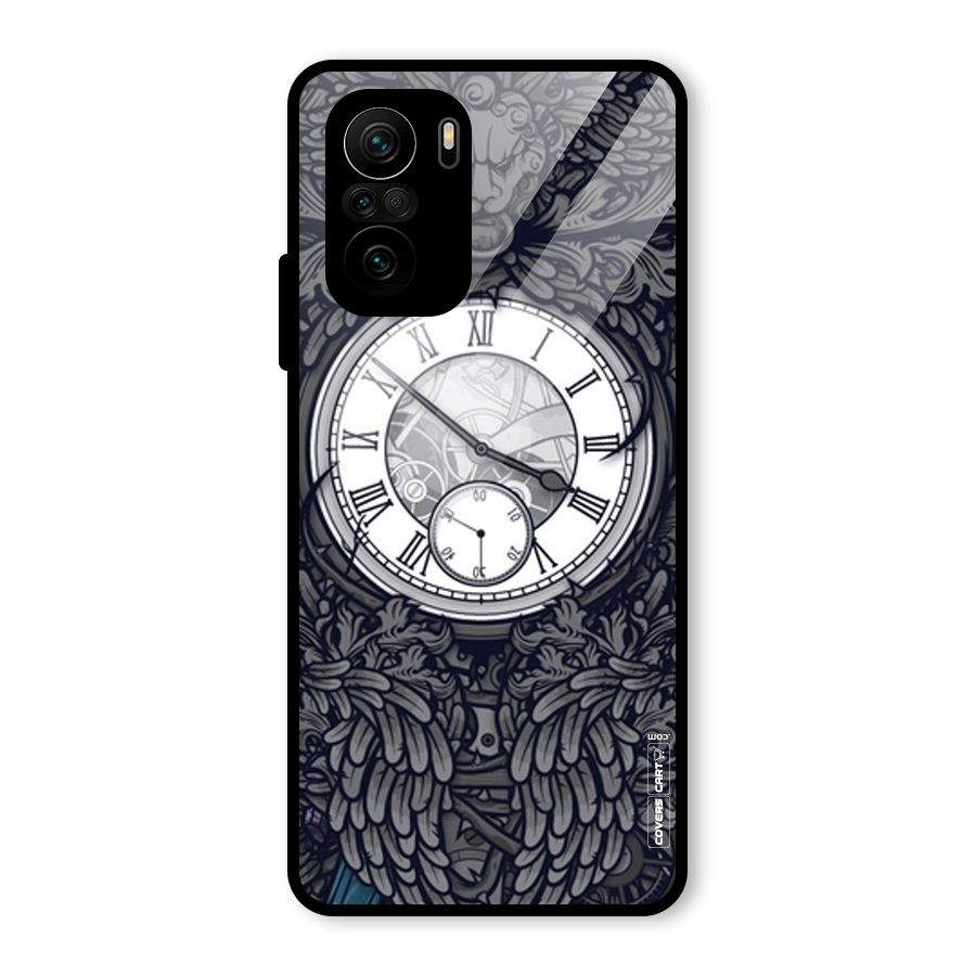 Artsy Wall Clock Glass Back Case for Mi 11x