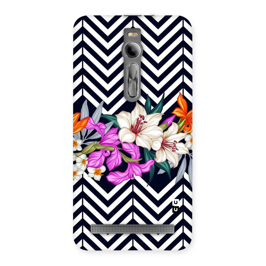 Artsy ZigZag Floral Back Case for Asus Zenfone 2
