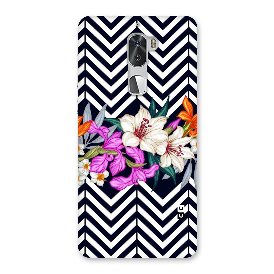 Artsy ZigZag Floral Back Case for Coolpad Cool 1