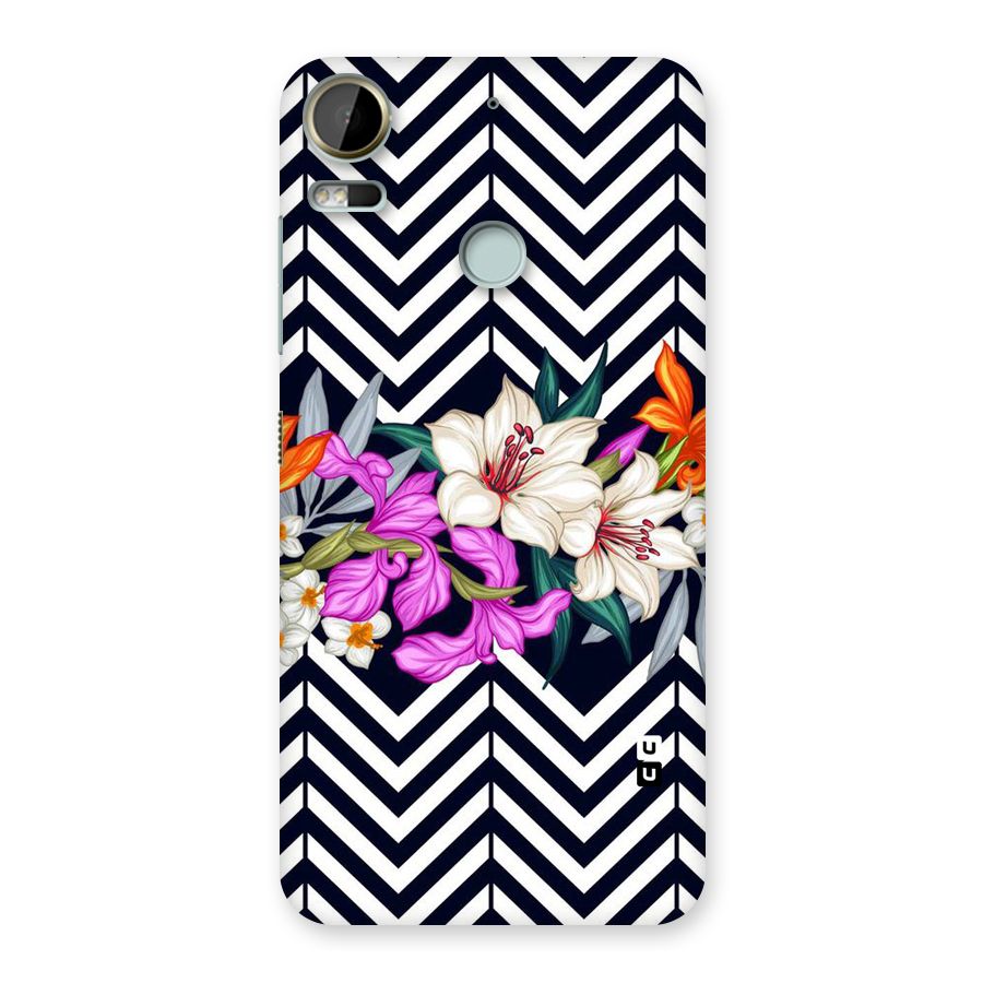 Artsy ZigZag Floral Back Case for Desire 10 Pro