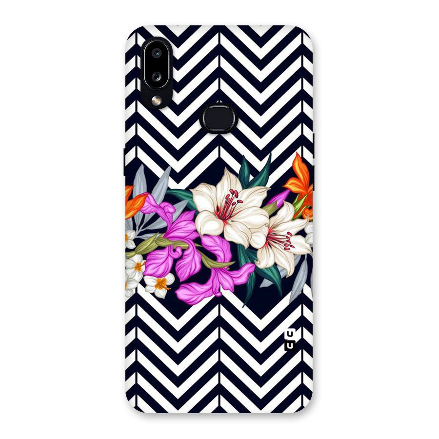 Artsy ZigZag Floral Back Case for Galaxy A10s