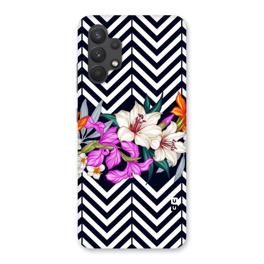 Artsy ZigZag Floral Back Case for Galaxy A32