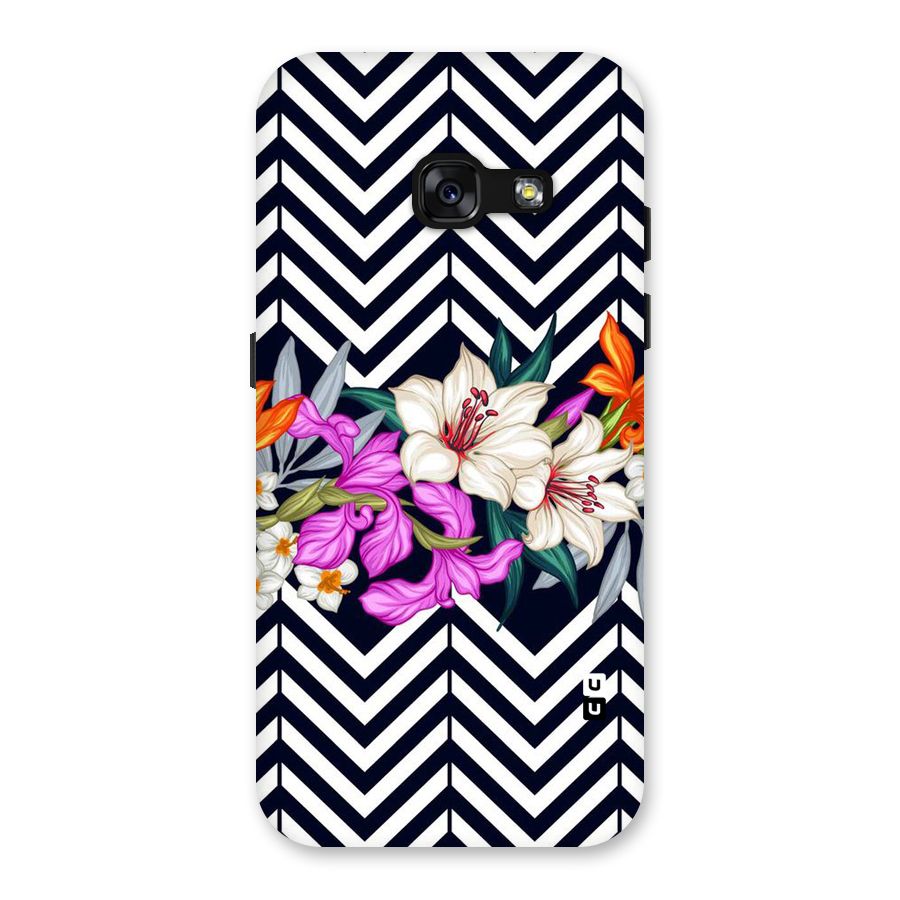 Artsy ZigZag Floral Back Case for Galaxy A3 (2017)
