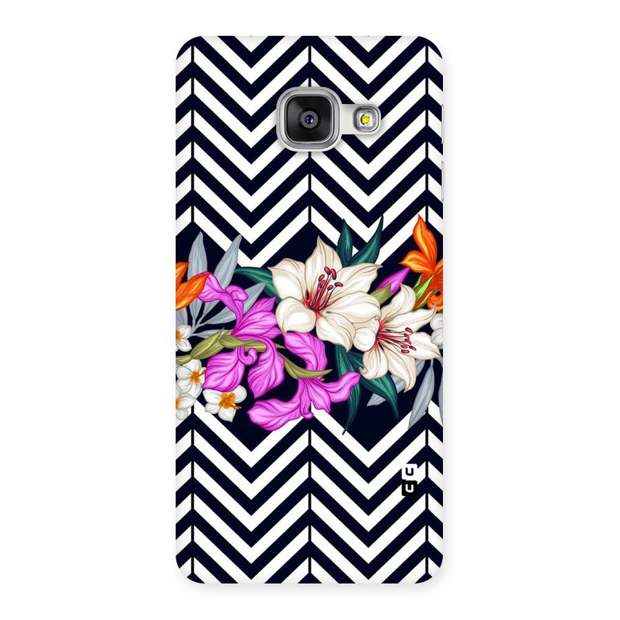 Artsy ZigZag Floral Back Case for Galaxy A3 2016