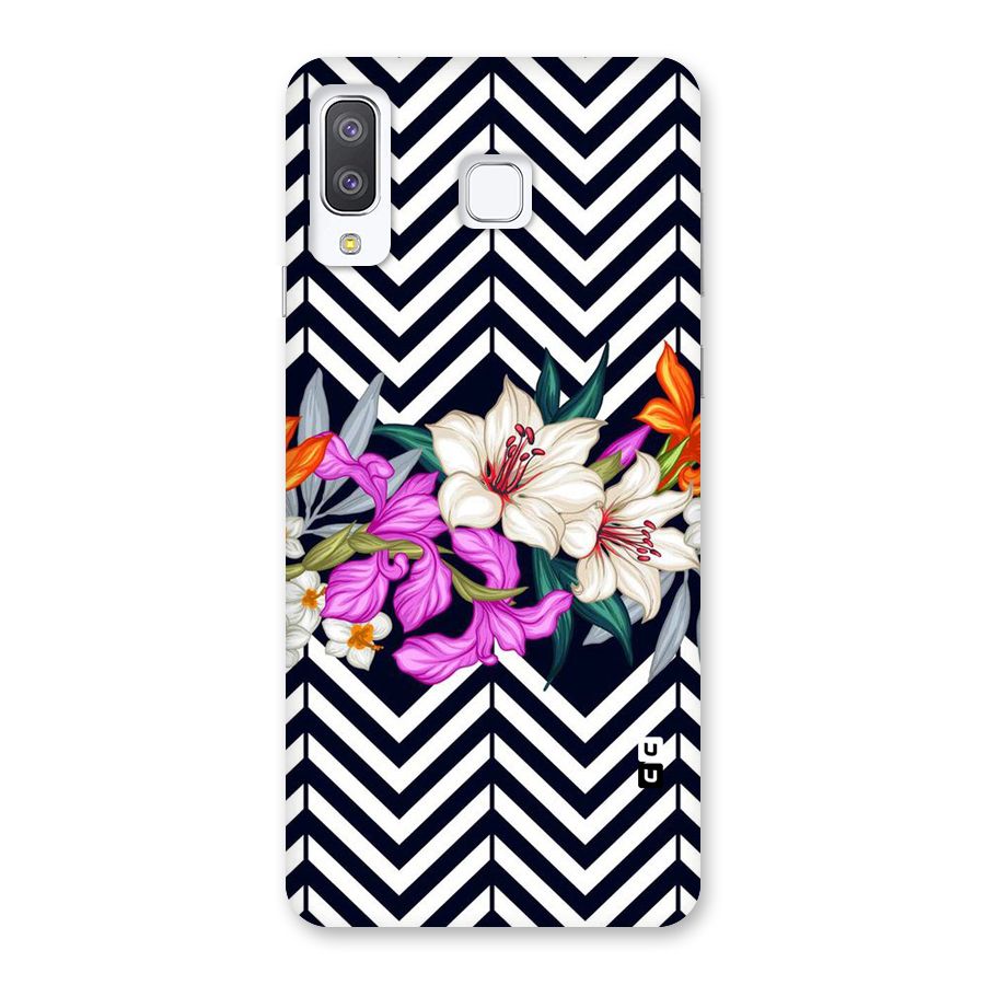 Artsy ZigZag Floral Back Case for Galaxy A8 Star