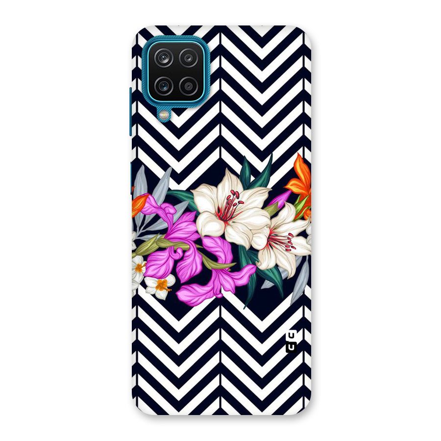 Artsy ZigZag Floral Back Case for Galaxy F12