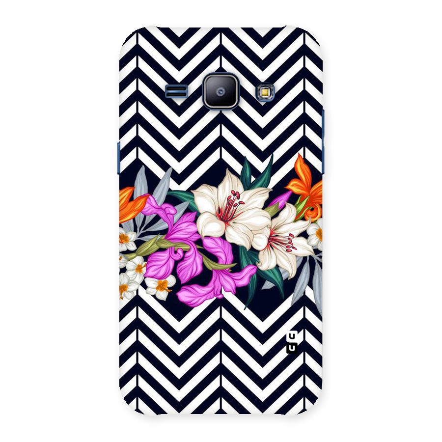 Artsy ZigZag Floral Back Case for Galaxy J1