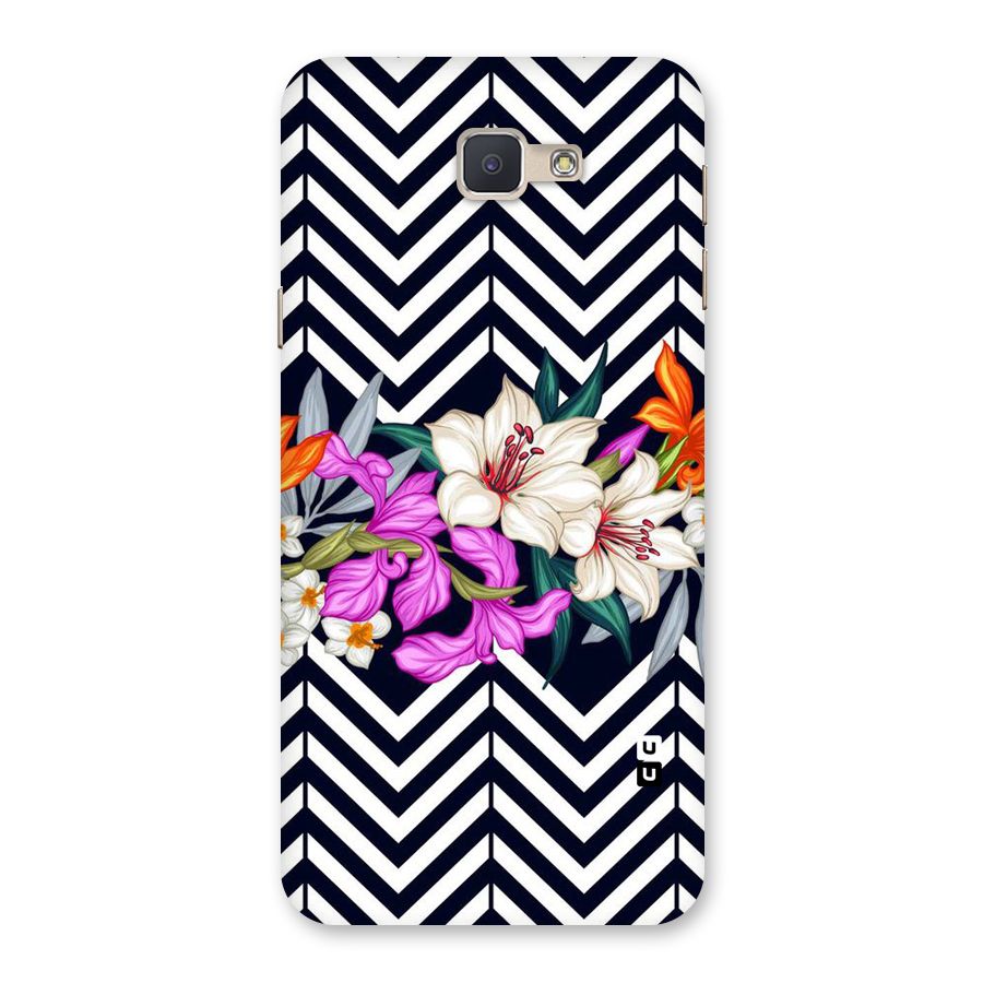 Artsy ZigZag Floral Back Case for Galaxy J5 Prime