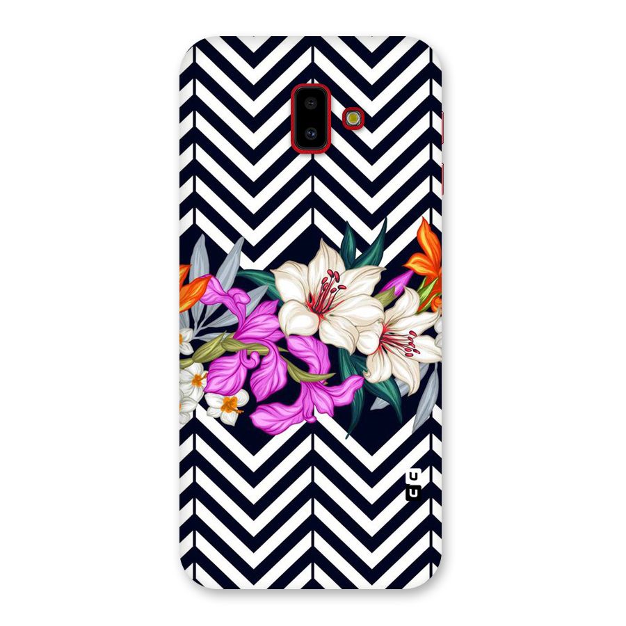 Artsy ZigZag Floral Back Case for Galaxy J6 Plus