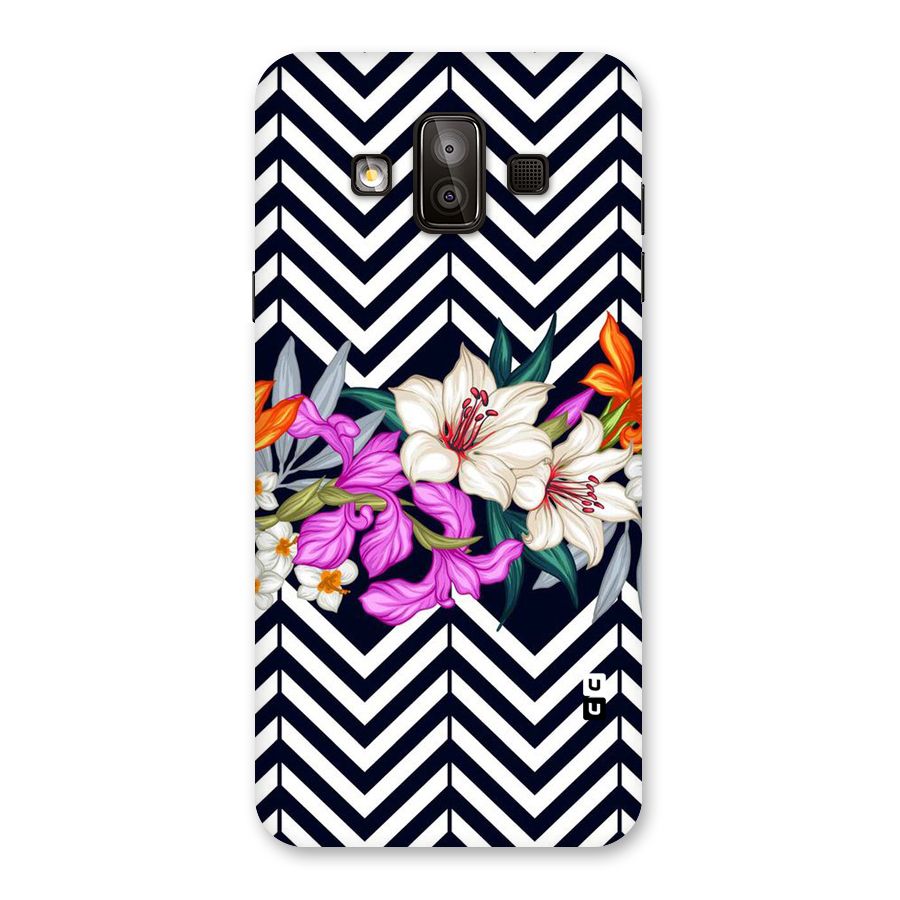 Artsy ZigZag Floral Back Case for Galaxy J7 Duo
