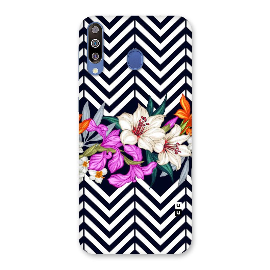 Artsy ZigZag Floral Back Case for Galaxy M30