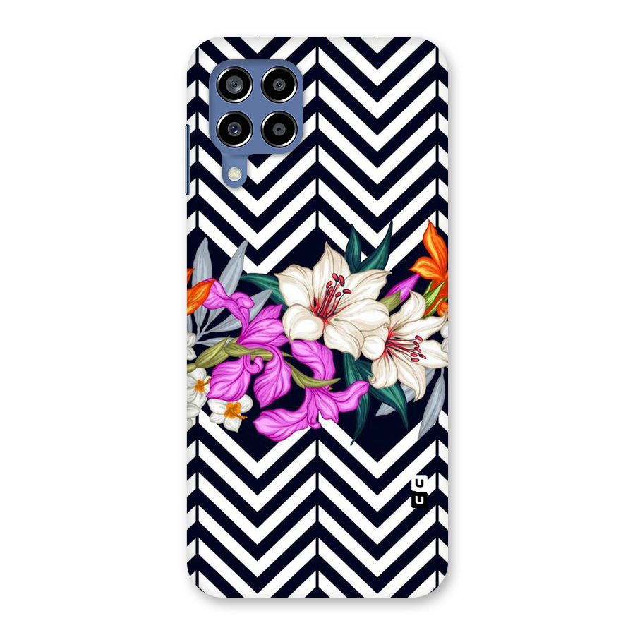 Artsy ZigZag Floral Back Case for Galaxy M53 5G