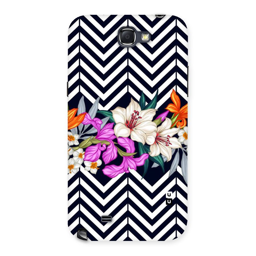 Artsy ZigZag Floral Back Case for Galaxy Note 2
