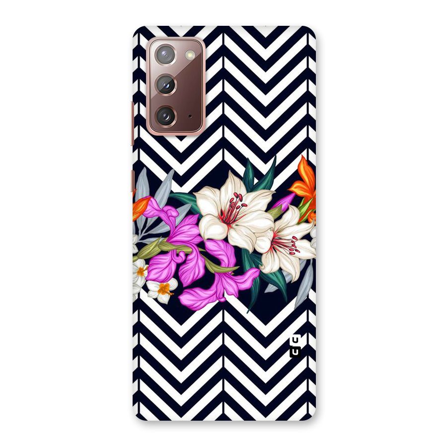 Artsy ZigZag Floral Back Case for Galaxy Note 20