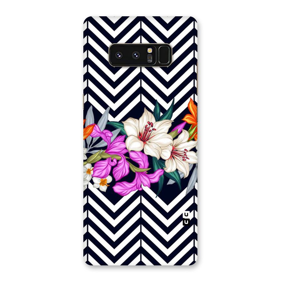 Artsy ZigZag Floral Back Case for Galaxy Note 8