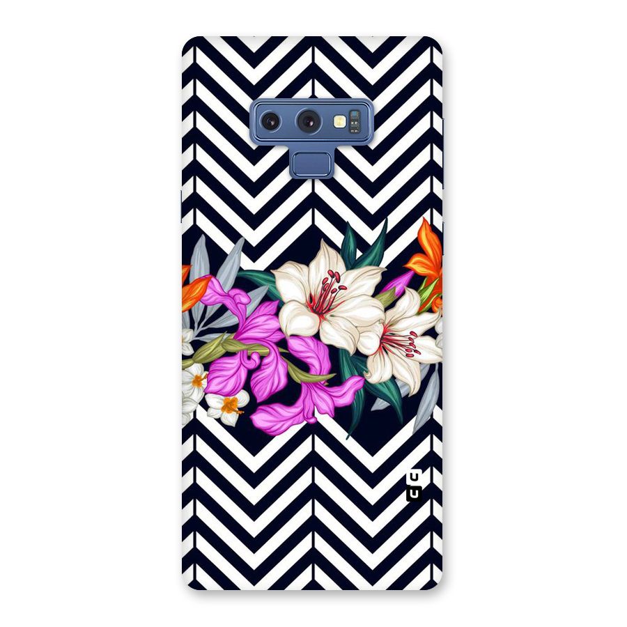 Artsy ZigZag Floral Back Case for Galaxy Note 9