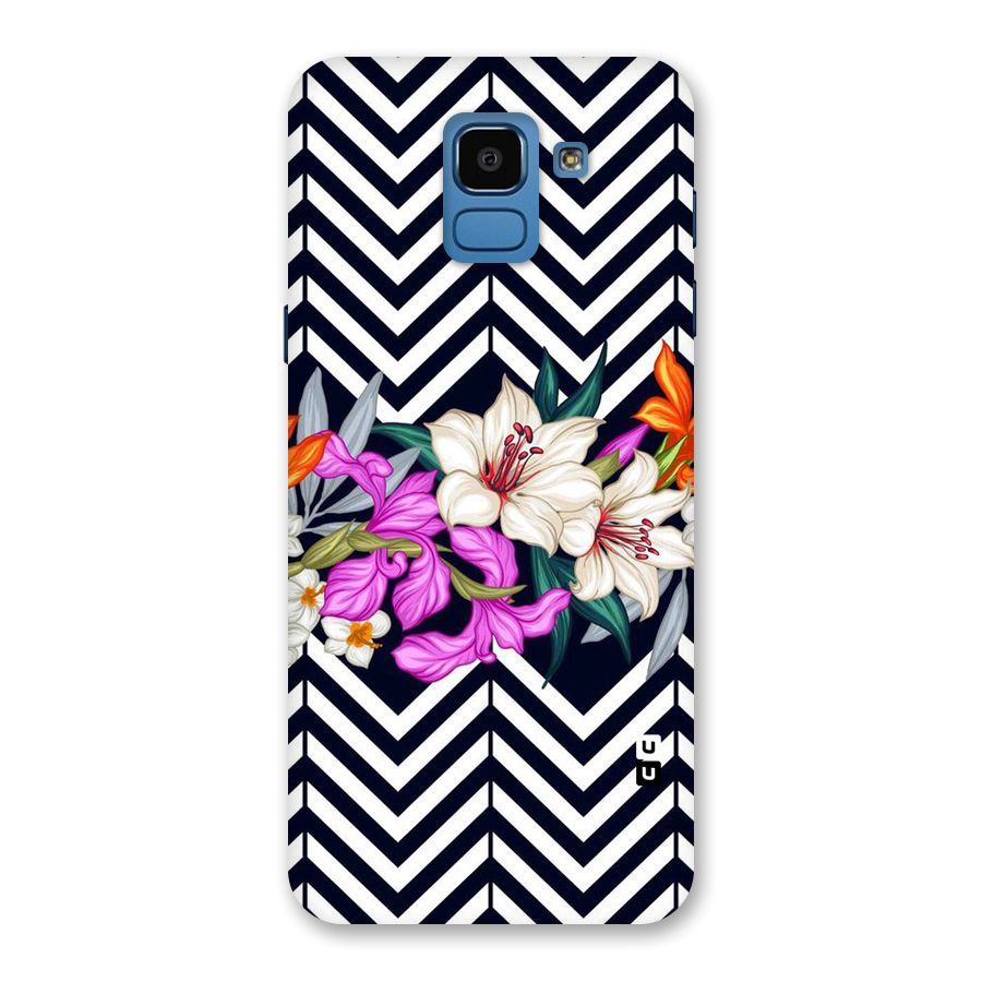 Artsy ZigZag Floral Back Case for Galaxy On6