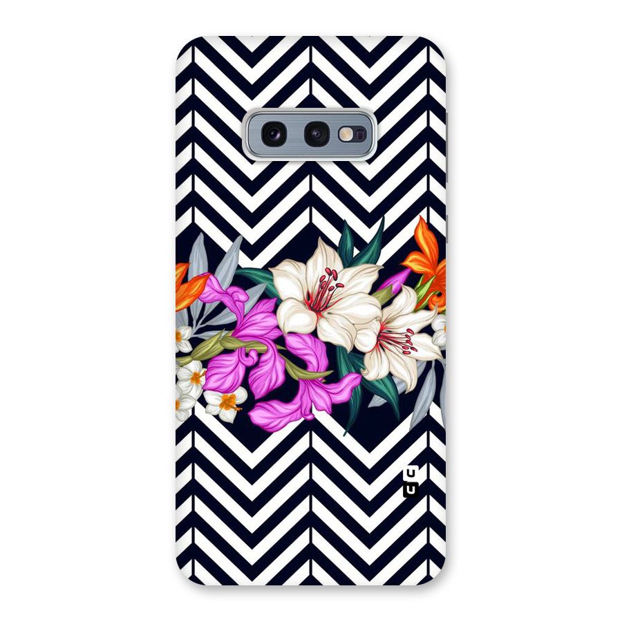 Artsy ZigZag Floral Back Case for Galaxy S10e