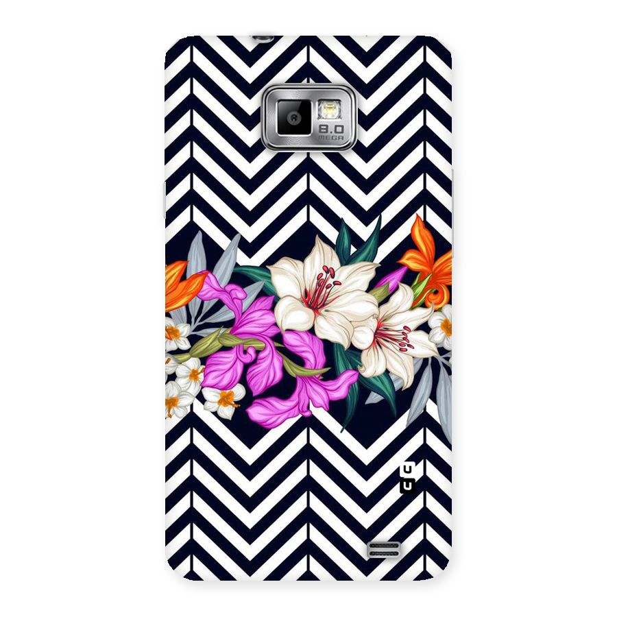 Artsy ZigZag Floral Back Case for Galaxy S2