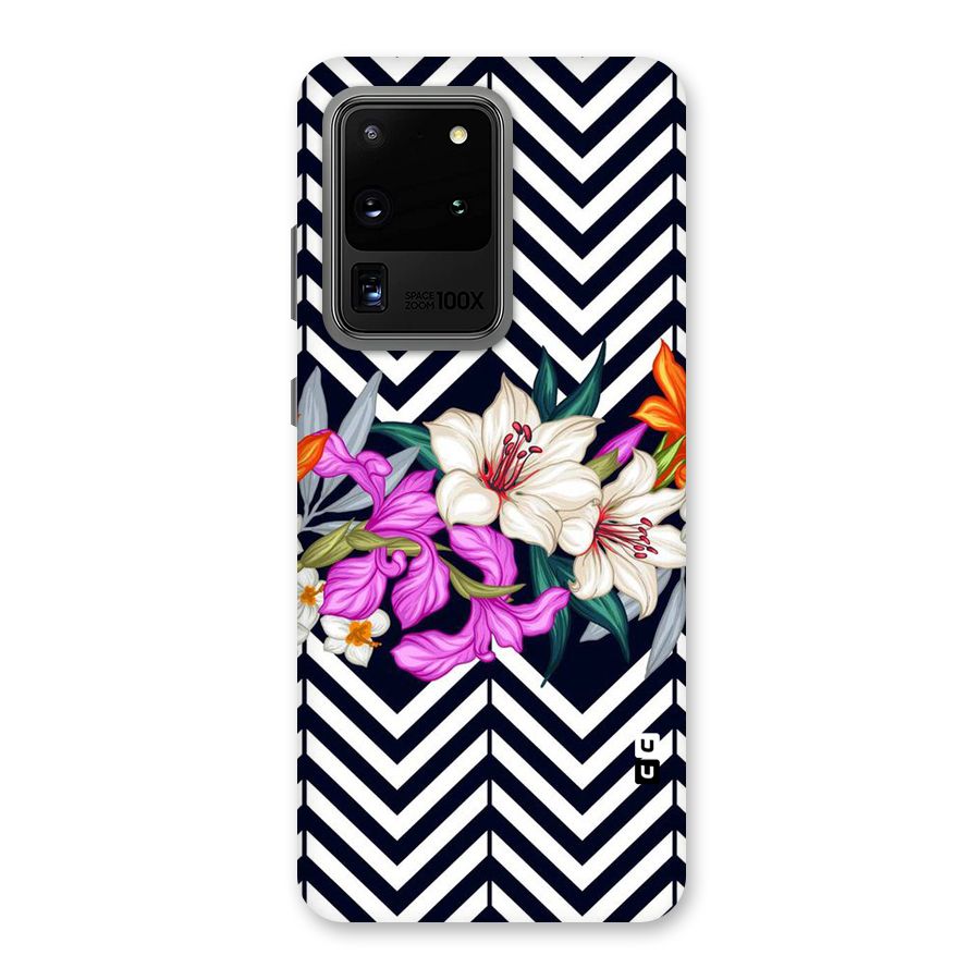 Artsy ZigZag Floral Back Case for Galaxy S20 Ultra