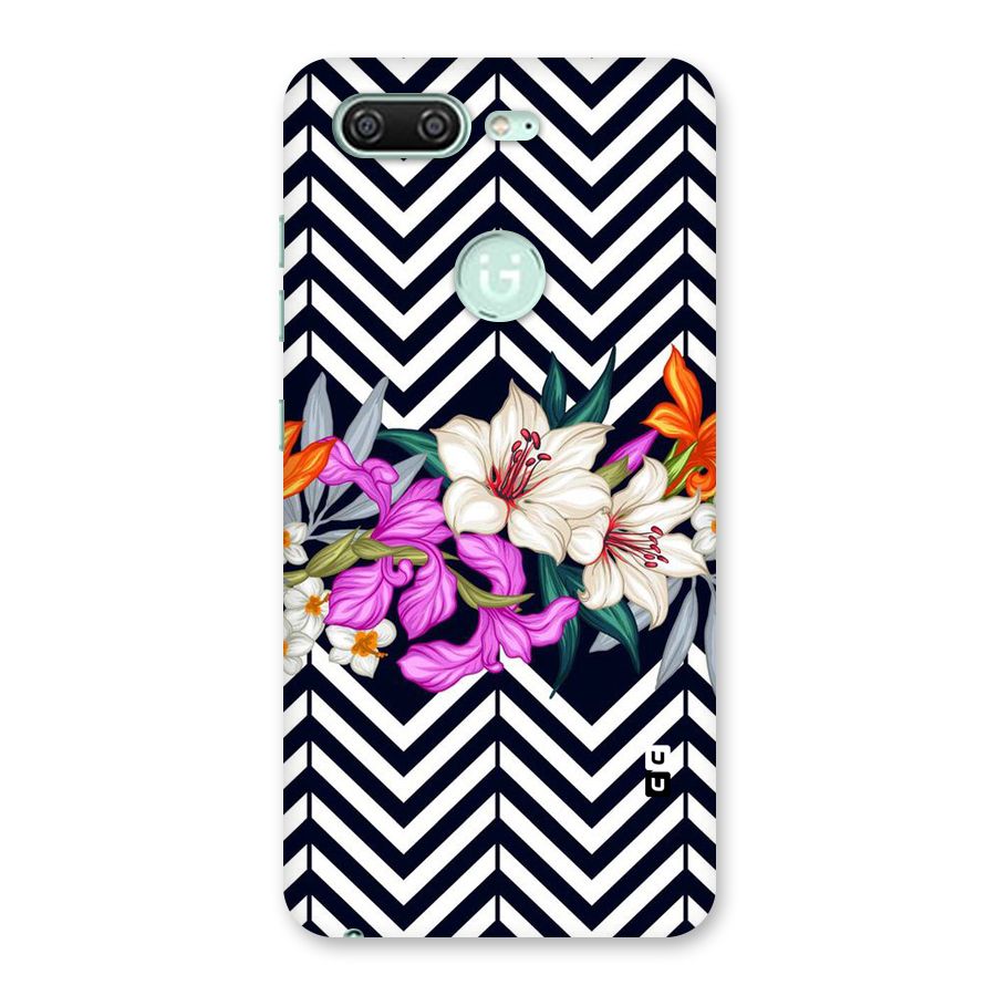 Artsy ZigZag Floral Back Case for Gionee S10