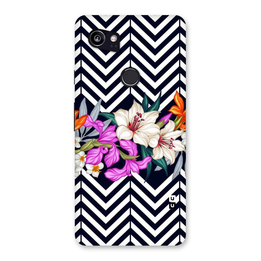 Artsy ZigZag Floral Back Case for Google Pixel 2 XL