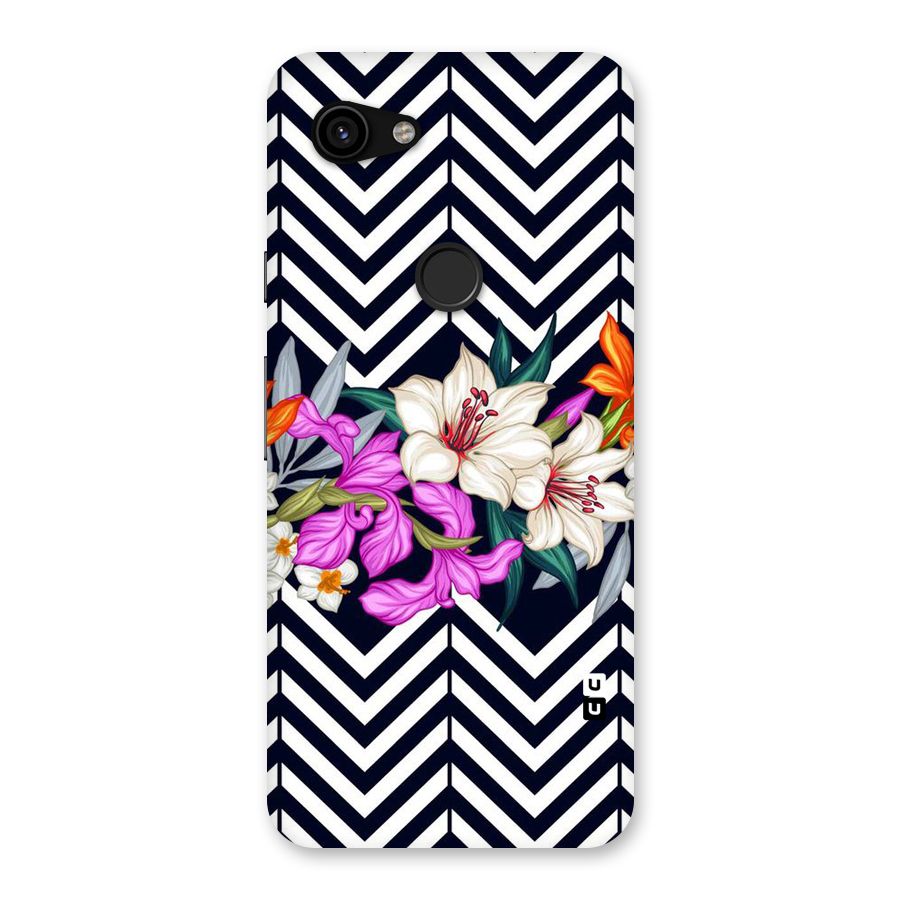 Artsy ZigZag Floral Back Case for Google Pixel 3a
