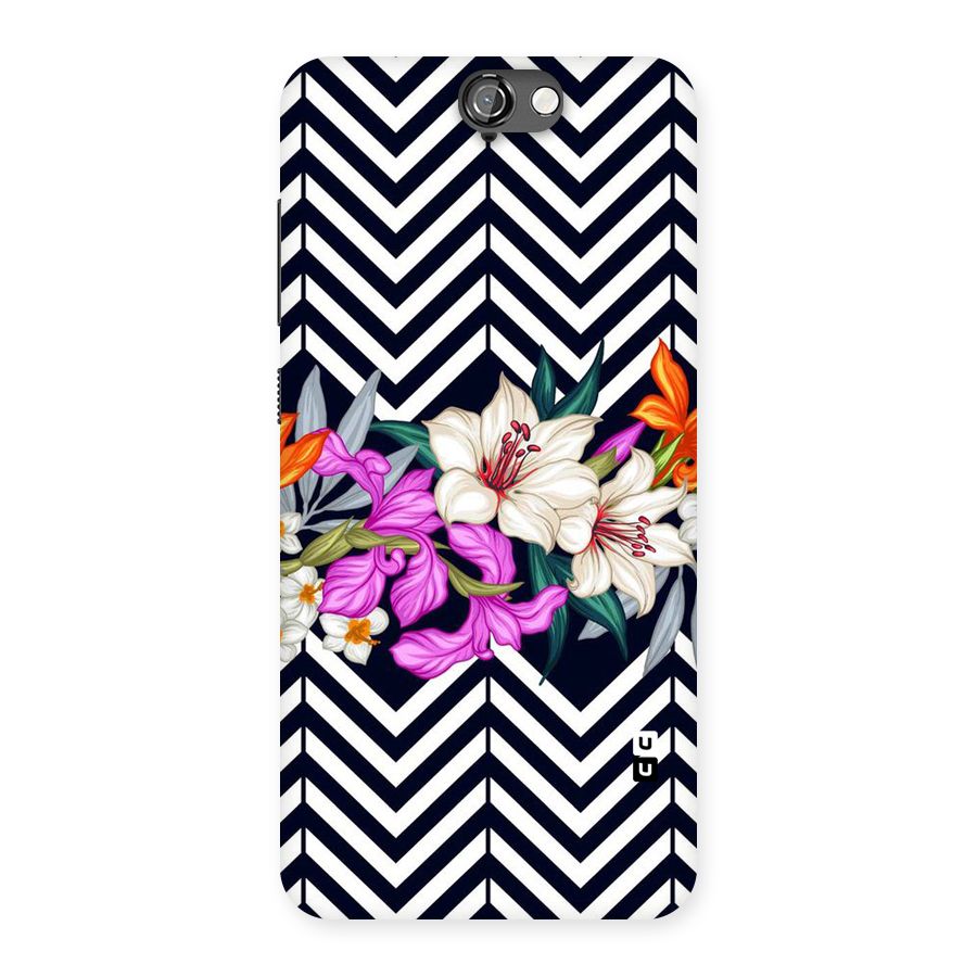 Artsy ZigZag Floral Back Case for HTC One A9