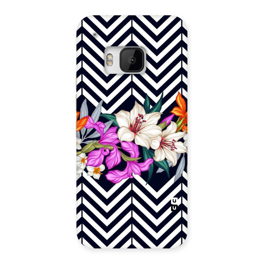 Artsy ZigZag Floral Back Case for HTC One M9