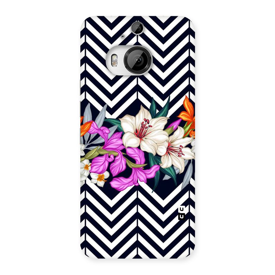 Artsy ZigZag Floral Back Case for HTC One M9 Plus