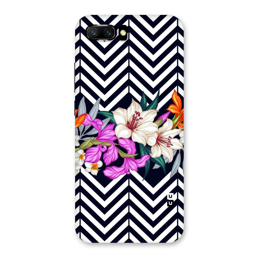 Artsy ZigZag Floral Back Case for Honor 10