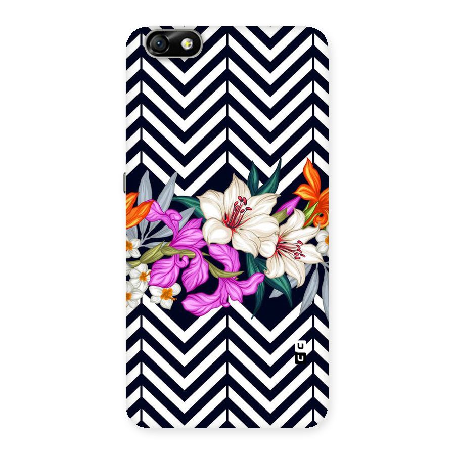 Artsy ZigZag Floral Back Case for Honor 4X