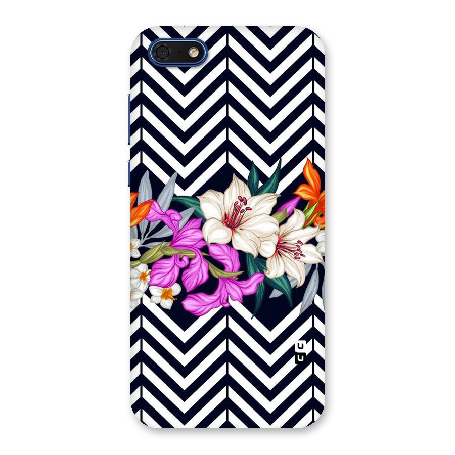 Artsy ZigZag Floral Back Case for Honor 7s