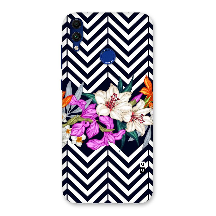 Artsy ZigZag Floral Back Case for Honor 8C