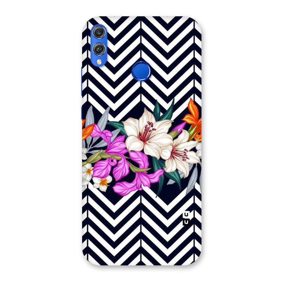 Artsy ZigZag Floral Back Case for Honor 8X