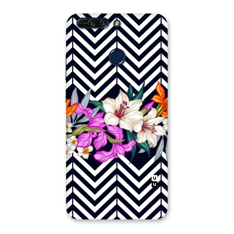 Artsy ZigZag Floral Back Case for Honor 8 Pro