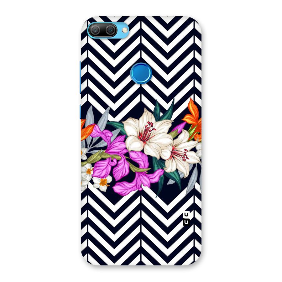 Artsy ZigZag Floral Back Case for Honor 9N