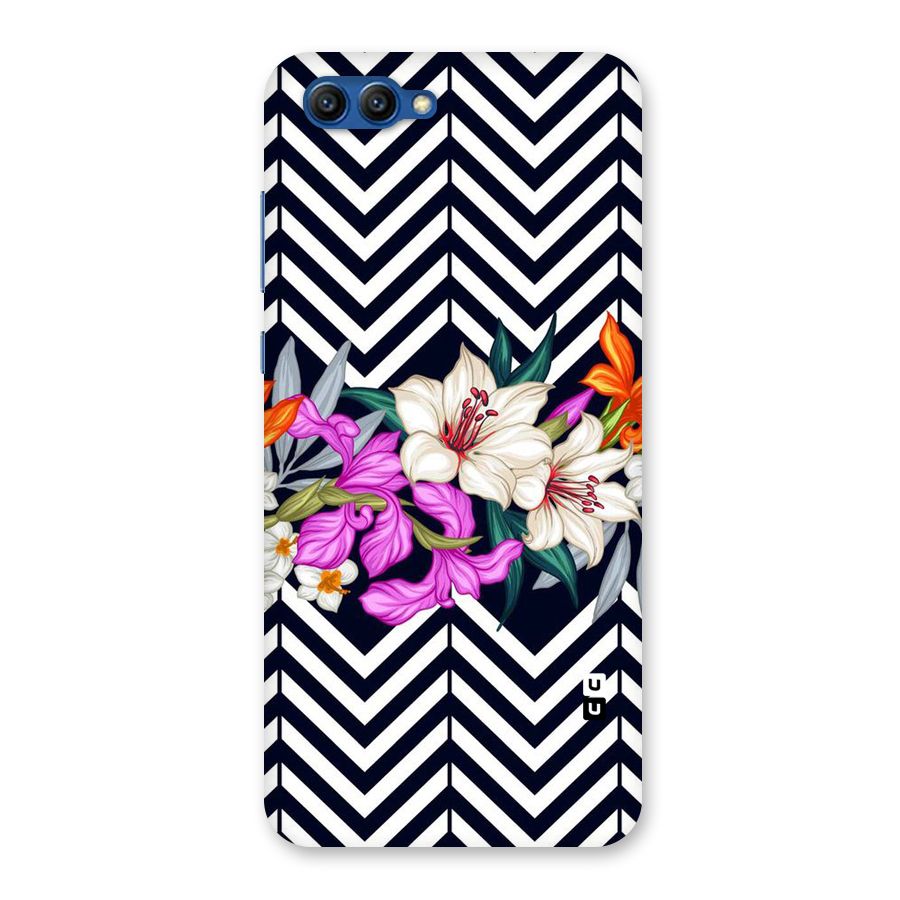 Artsy ZigZag Floral Back Case for Honor View 10