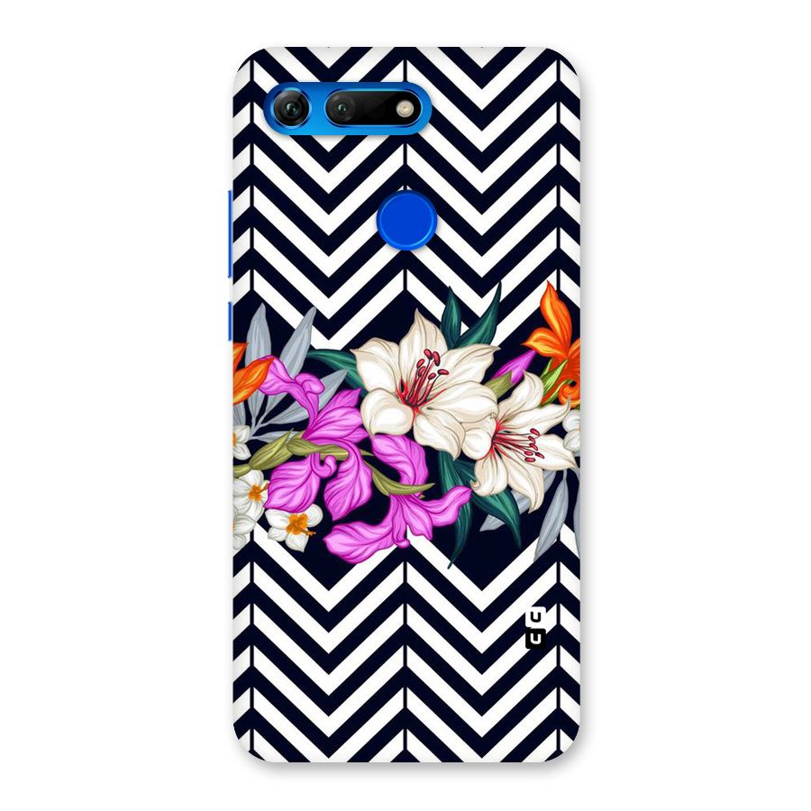 Artsy ZigZag Floral Back Case for Honor View 20