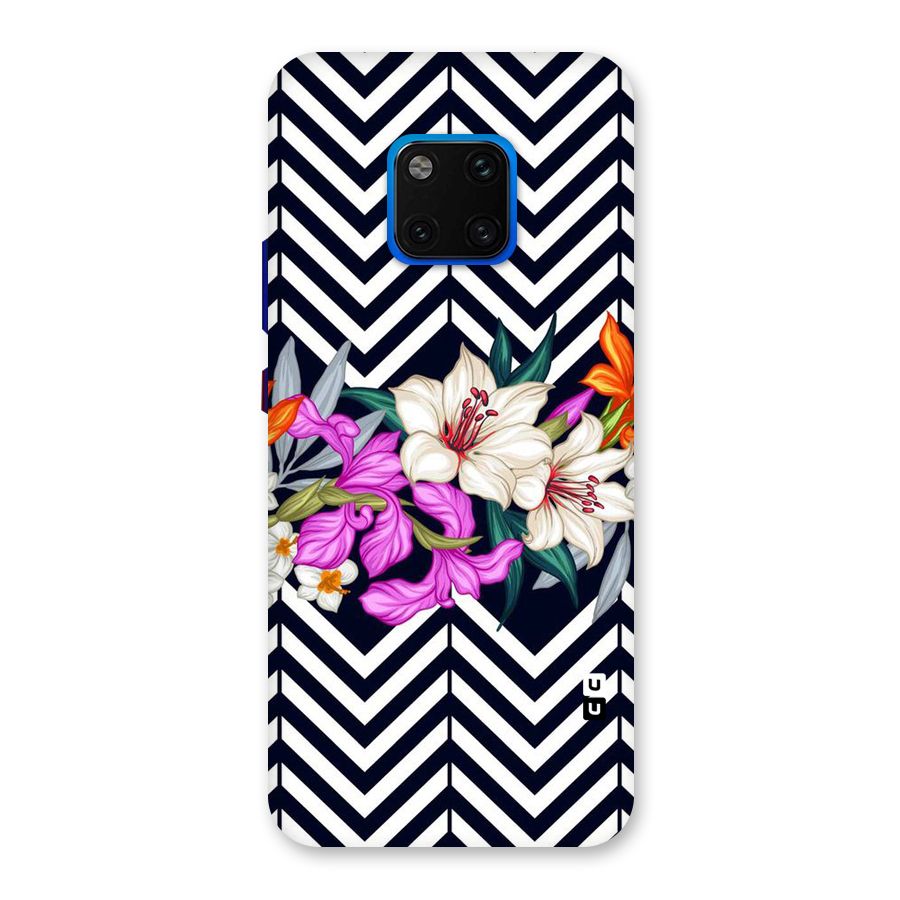 Artsy ZigZag Floral Back Case for Huawei Mate 20 Pro
