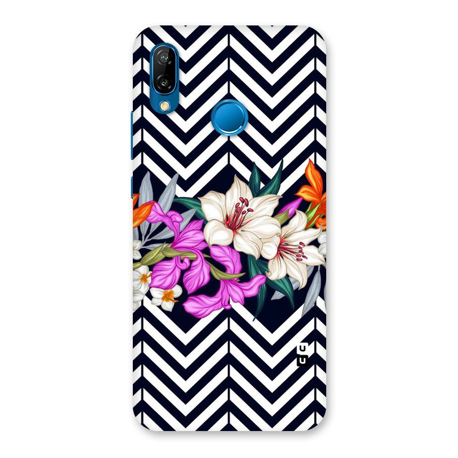 Artsy ZigZag Floral Back Case for Huawei P20 Lite