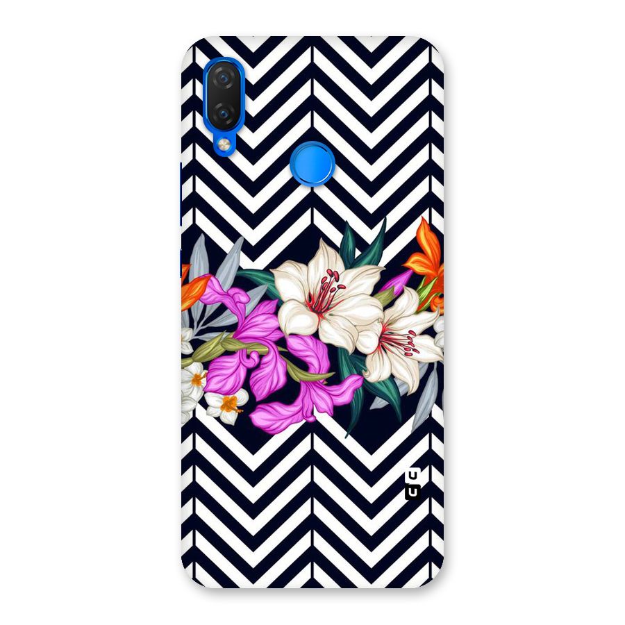 Artsy ZigZag Floral Back Case for Huawei P Smart+