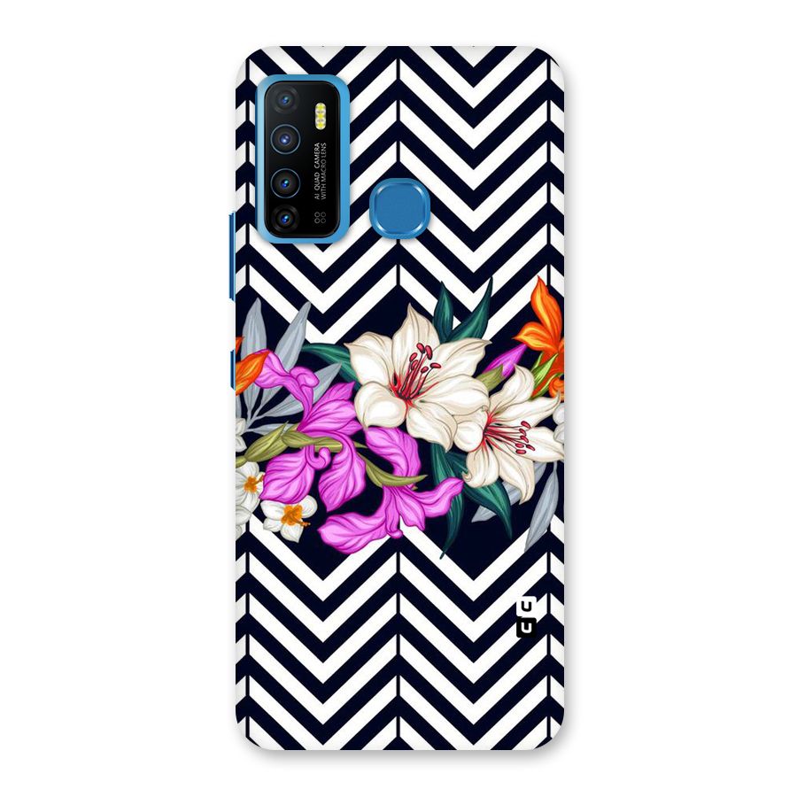 Artsy ZigZag Floral Back Case for Infinix Hot 9