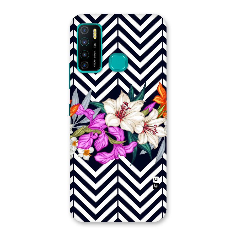 Artsy ZigZag Floral Back Case for Infinix Hot 9 Pro