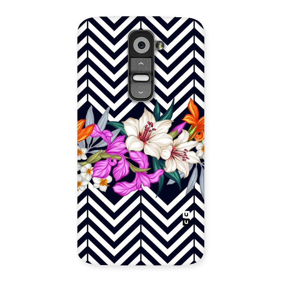 Artsy ZigZag Floral Back Case for LG G2