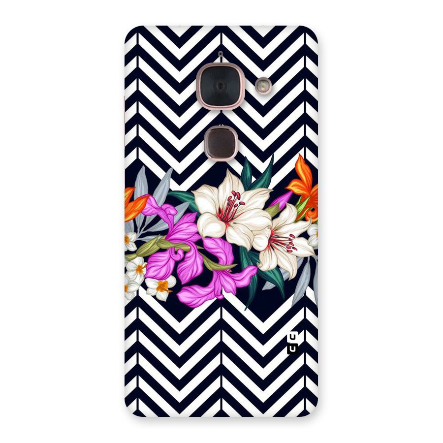 Artsy ZigZag Floral Back Case for Le Max 2