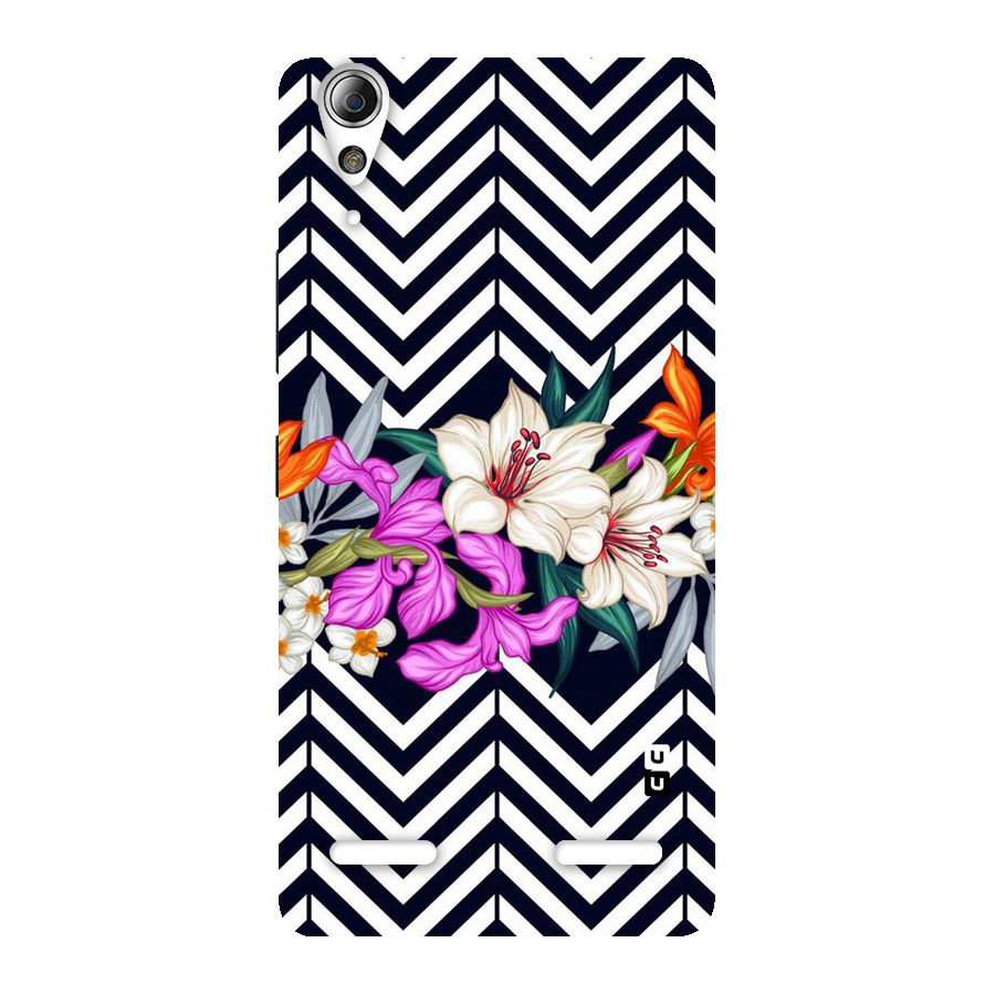 Artsy ZigZag Floral Back Case for Lenovo A6000